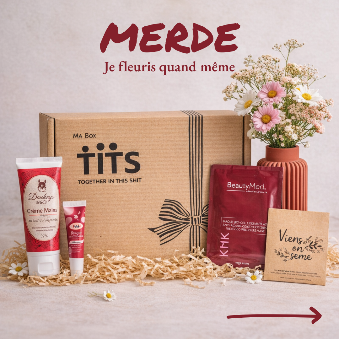 Box " Merde je fleuris quand même"
